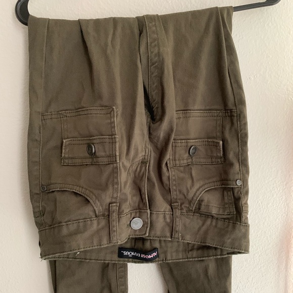 Almost Famous Pants - green pants